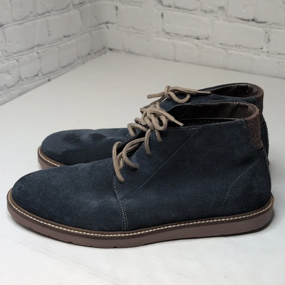 Clarks Men's Chukka Boots Blue Suede